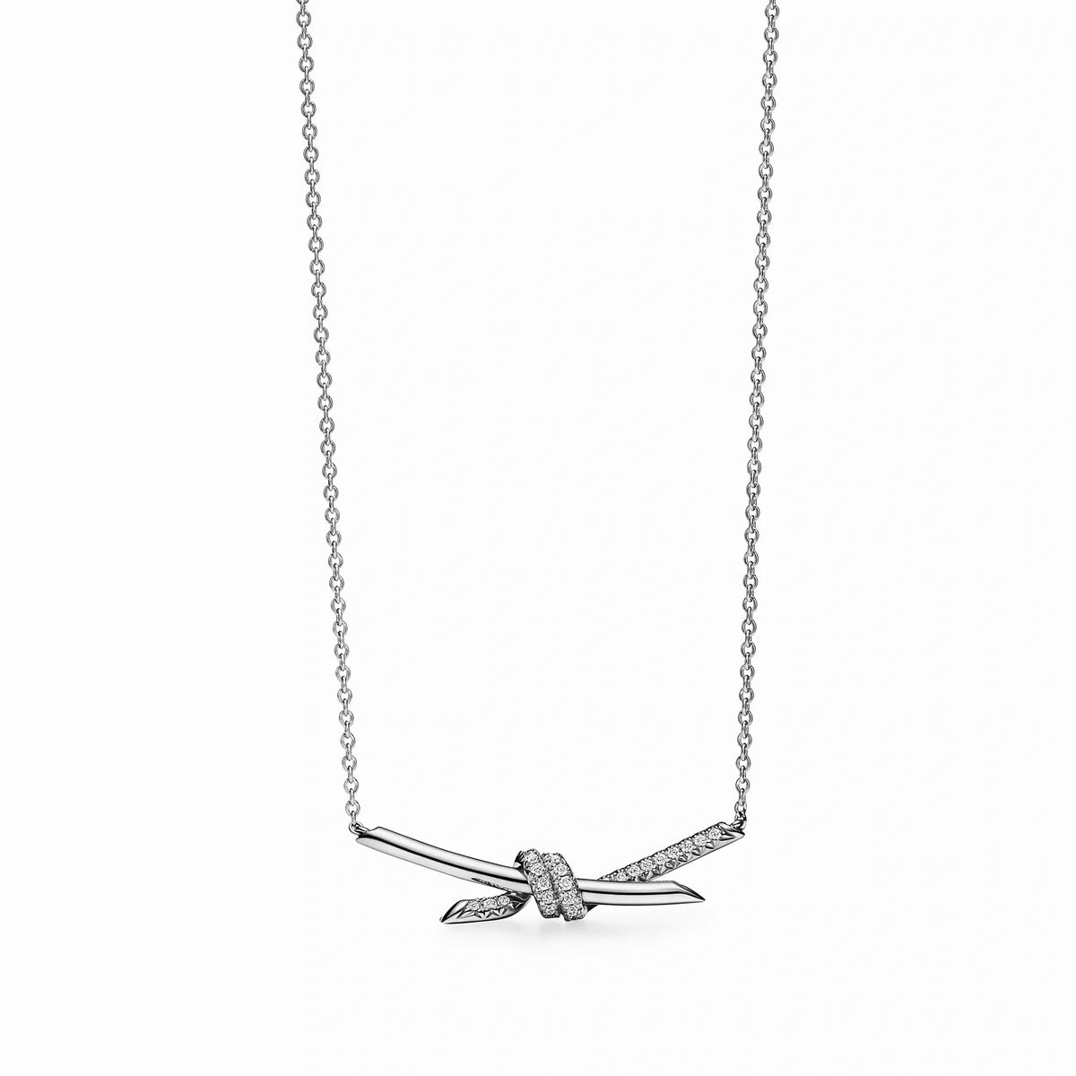 Knot Pendant Embrace Necklace