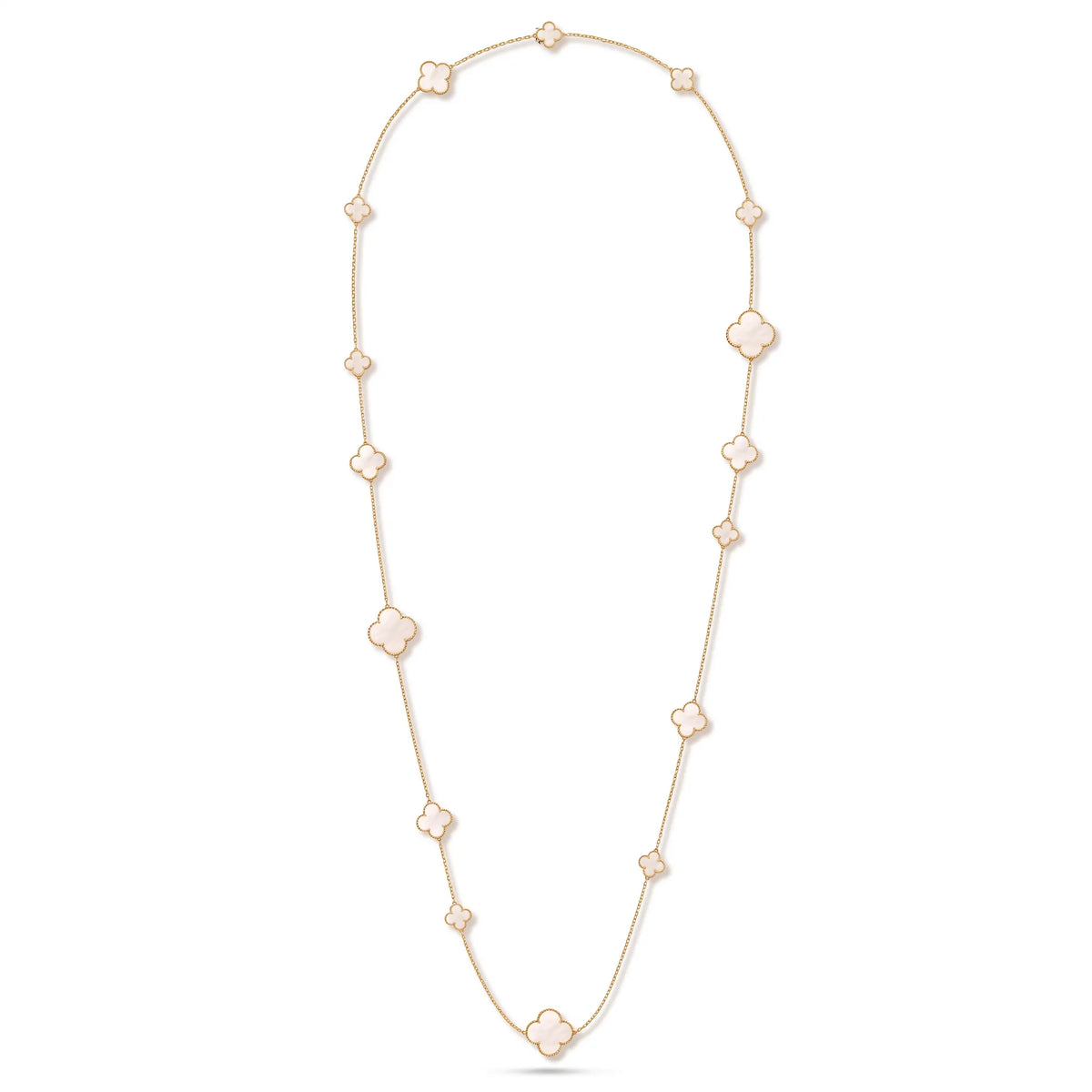 Magic Alhambra 16 Motif Long Necklace