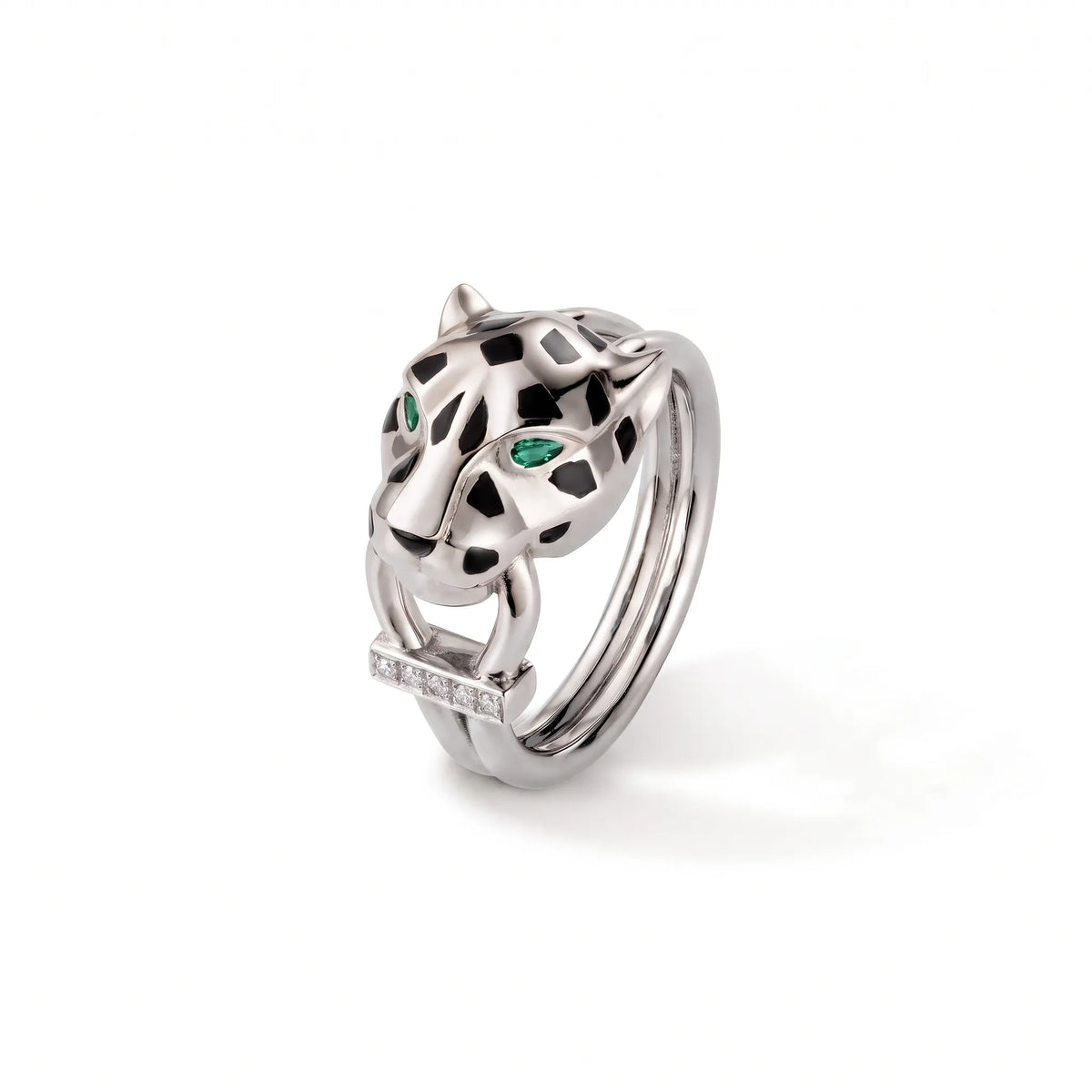 Panthère Spotted Accent Wrap Ring