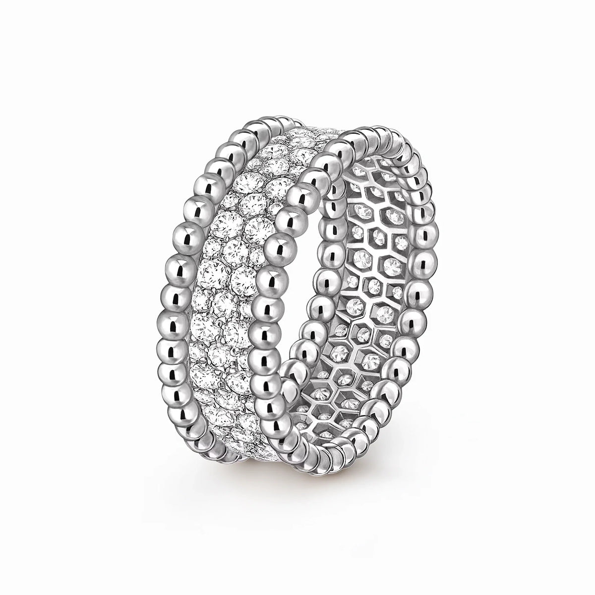 Perlee Radiant Pavé Band Ring