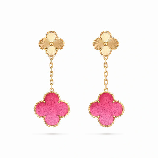 Alhambra Rose Drop Earrings