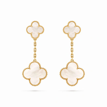 Alhambra Rose Drop Earrings