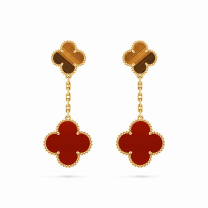 Alhambra Rose Drop Earrings