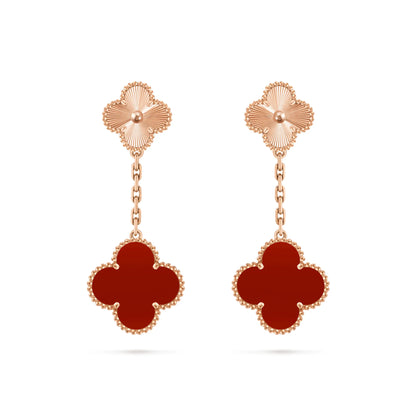 Alhambra Rose Drop Earrings