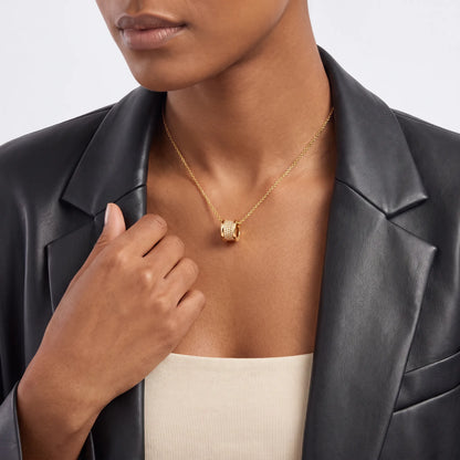 B.zero1 Pavé Spiral Pendant Necklace