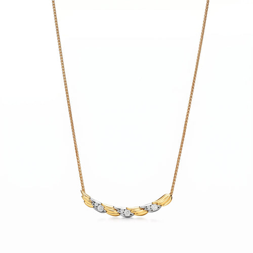 Bird Wings Pavé Necklace