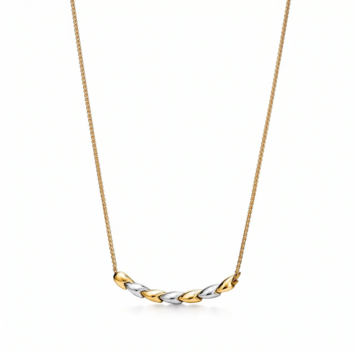 Bird Wings Pavé Necklace