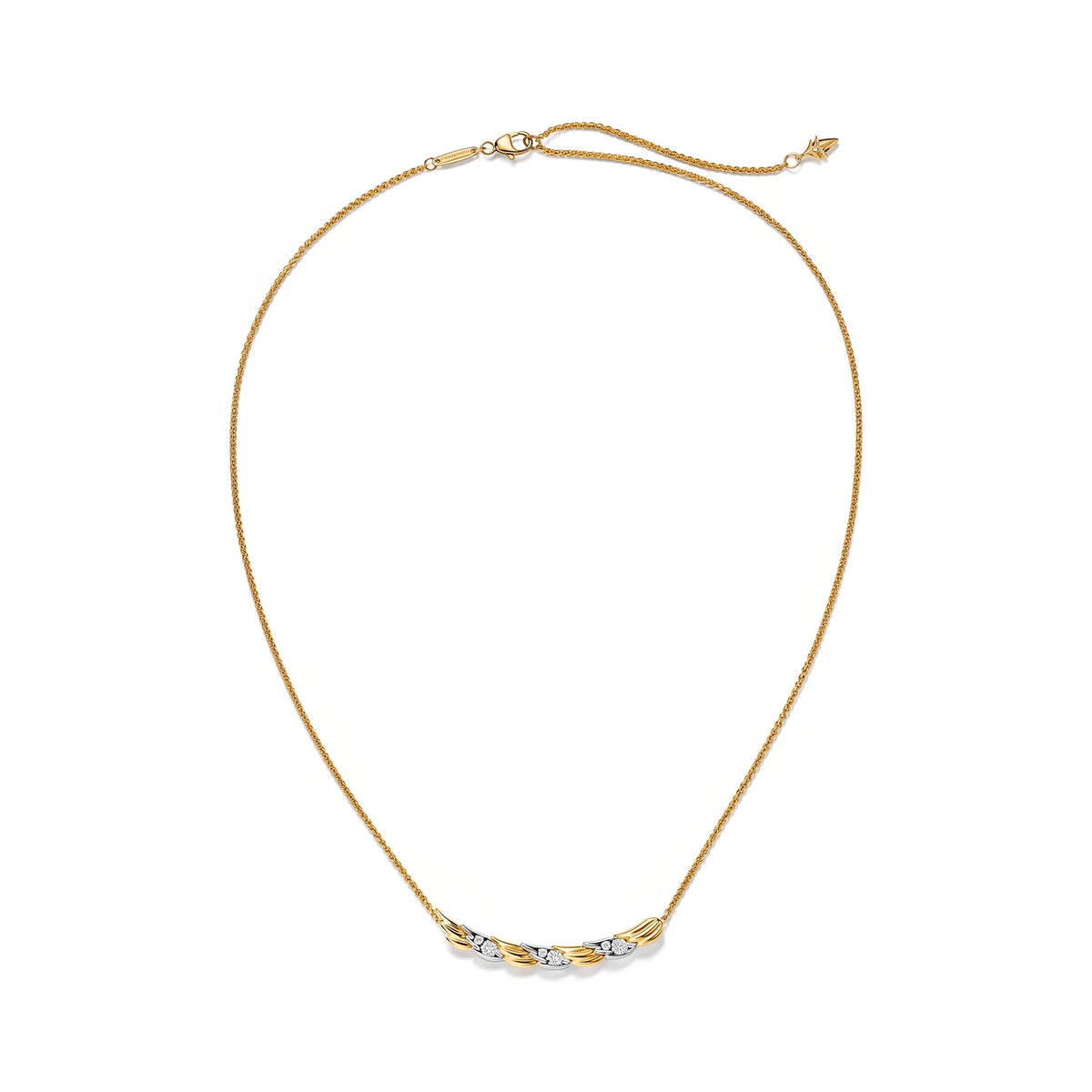 Bird Wings Pavé Necklace