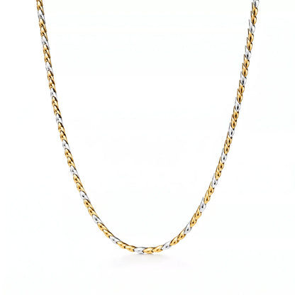 Bird Wings Two Tone Necklace