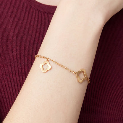 Byzantine Alhambra 3 Motif Clover Bracelet