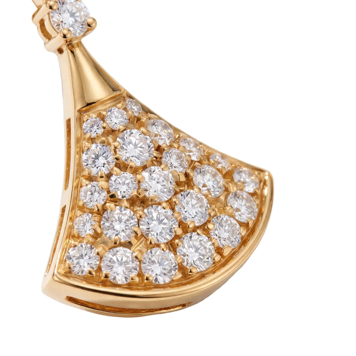Divas’ Dream Pavé Fan Earrings