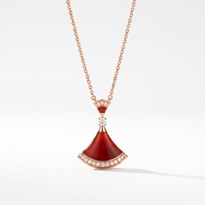 Diva's Dream Paved Pendant Necklace