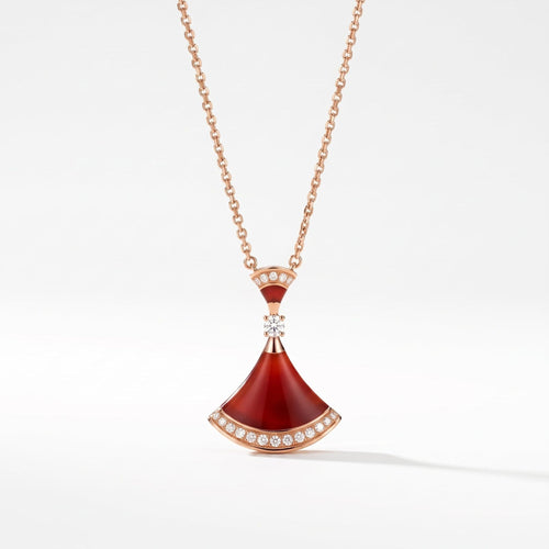 Diva's Dream Paved Pendant Necklace