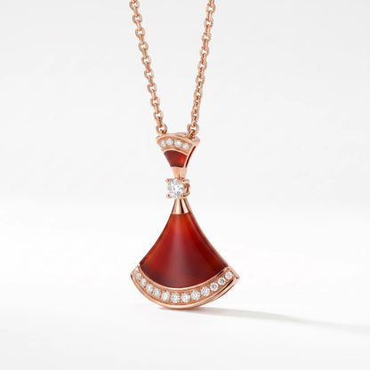 Diva's Dream Paved Pendant Necklace