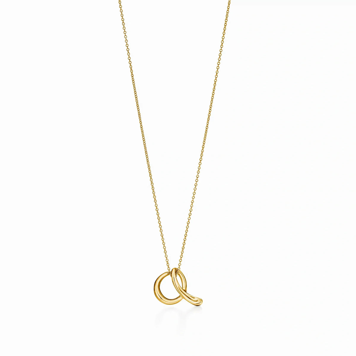Elsa Peretti Alphabet Whisper Pendant Necklace