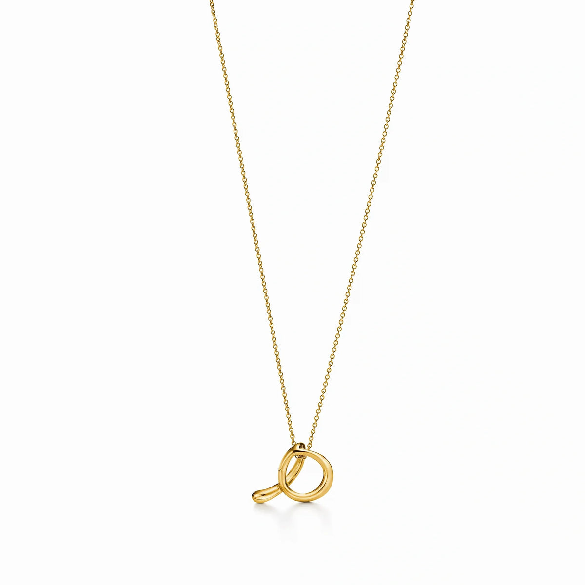 Elsa Peretti Alphabet Whisper Pendant Necklace