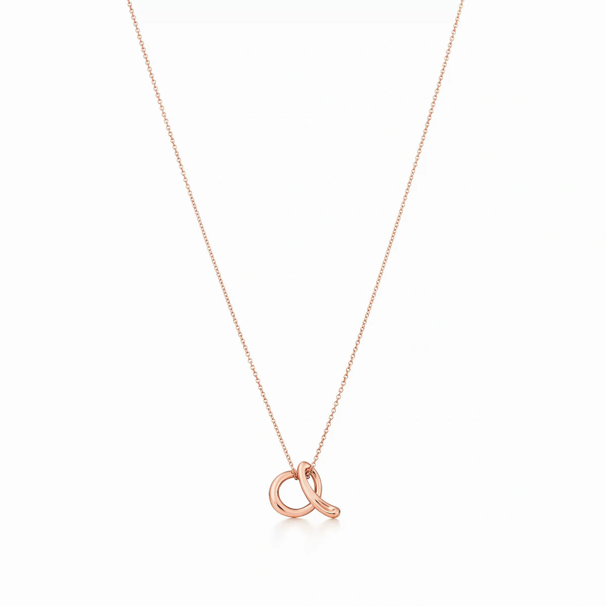Elsa Peretti Alphabet Whisper Pendant Necklace