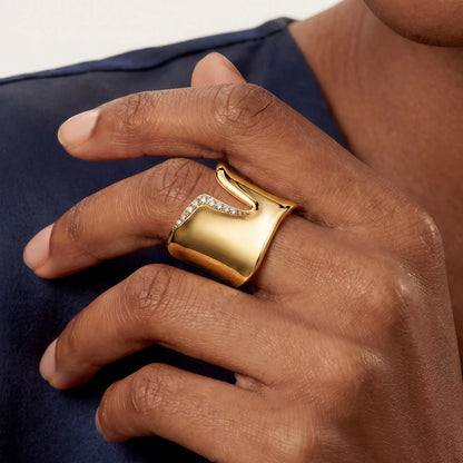 Elsa Peretti Split Sculpted Ring