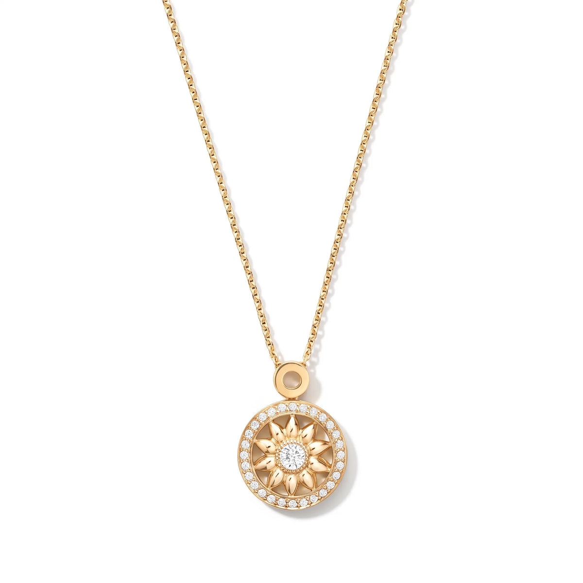 Gates Sunburst Pendant Necklace