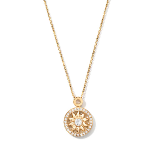 Gates Sunburst Pendant Necklace