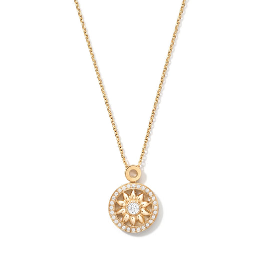 Gates Sunburst Pendant Necklace