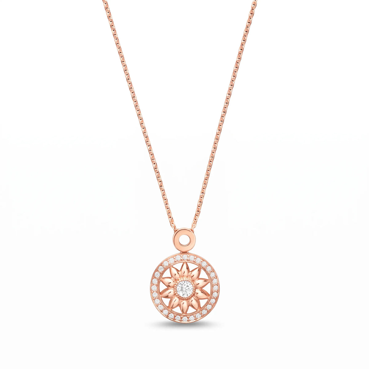 Gates Sunburst Pendant Necklace