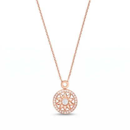 Gates Sunburst Pendant Necklace