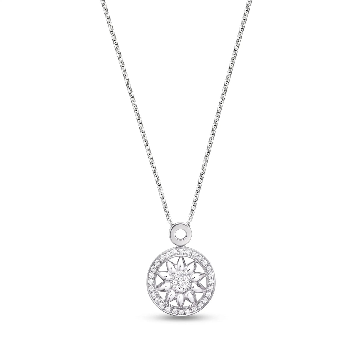Gates Sunburst Pendant Necklace