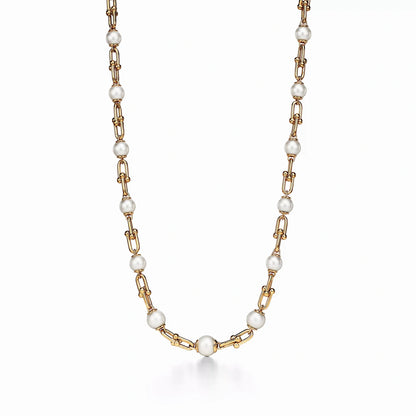 HardWear Graduated Link Pearl Necklace