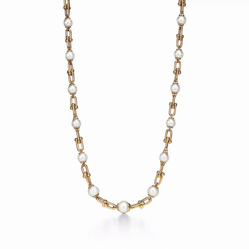HardWear Graduated Link Pearl Necklace