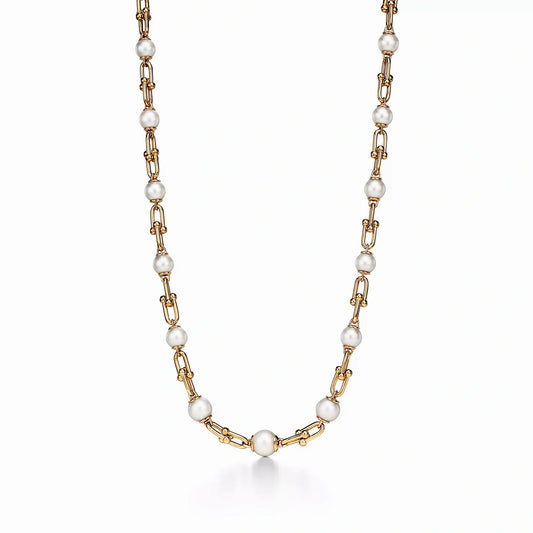 HardWear Graduated Link Pearl Necklace