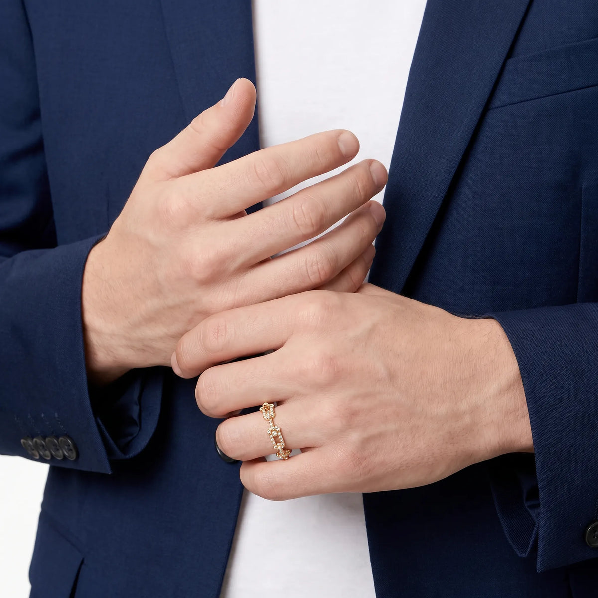 HardWear Pavé Orbit Link Ring