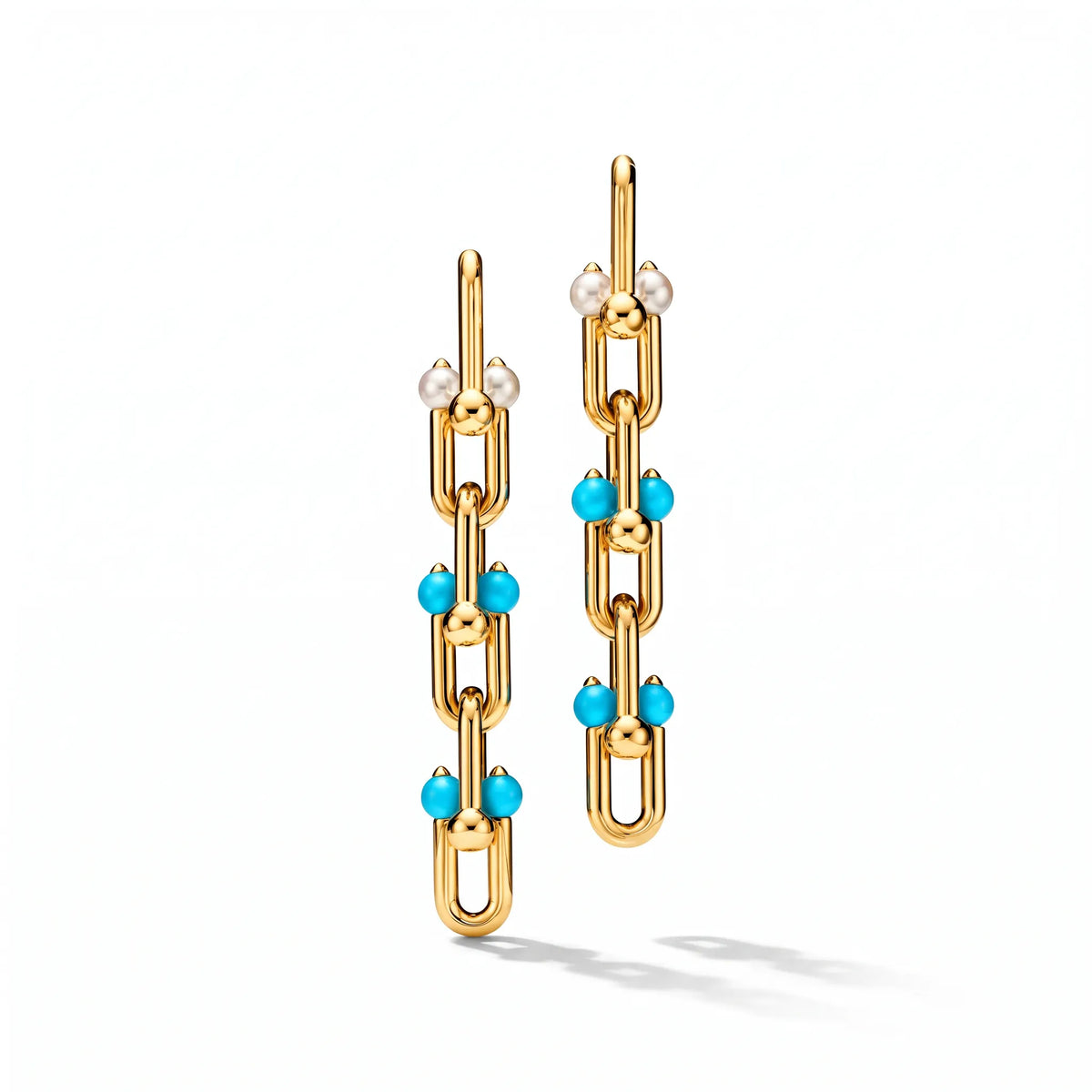 HardWear Pearl Turquoise Link Earrings