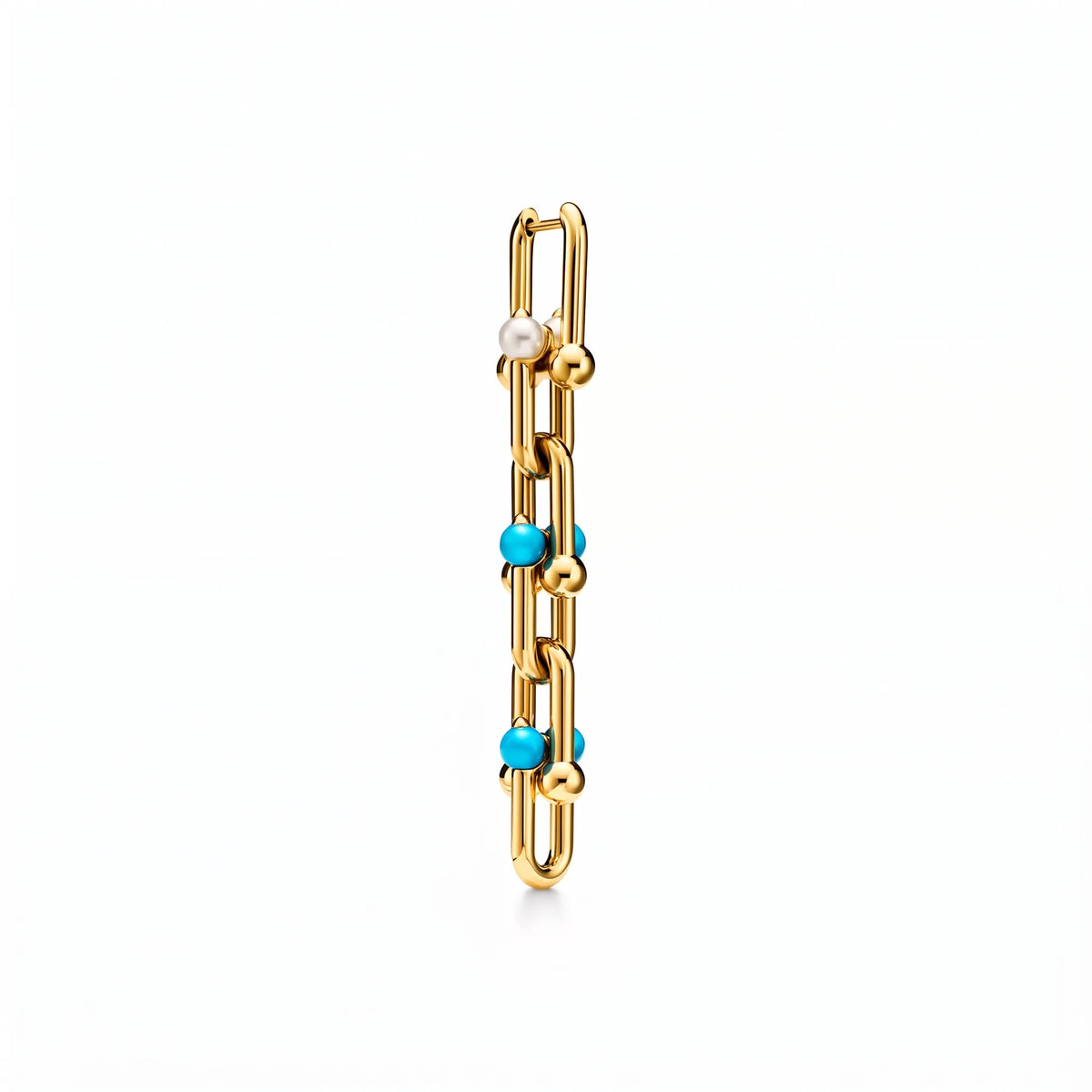 HardWear Pearl Turquoise Link Earrings
