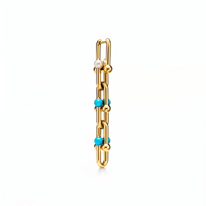 HardWear Pearl Turquoise Link Earrings