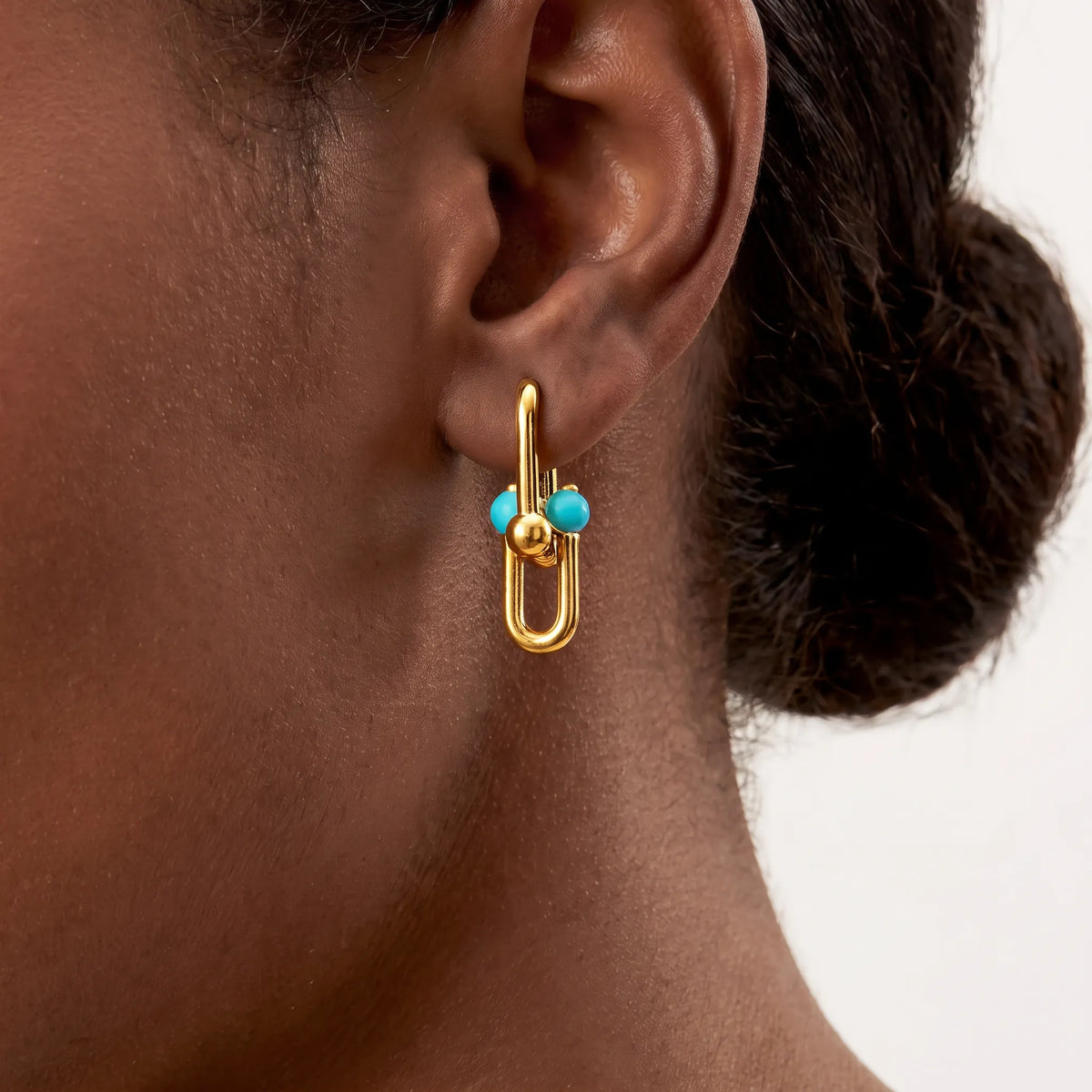 HardWear Turquoise Medium Link Earrings