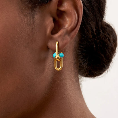HardWear Turquoise Medium Link Earrings