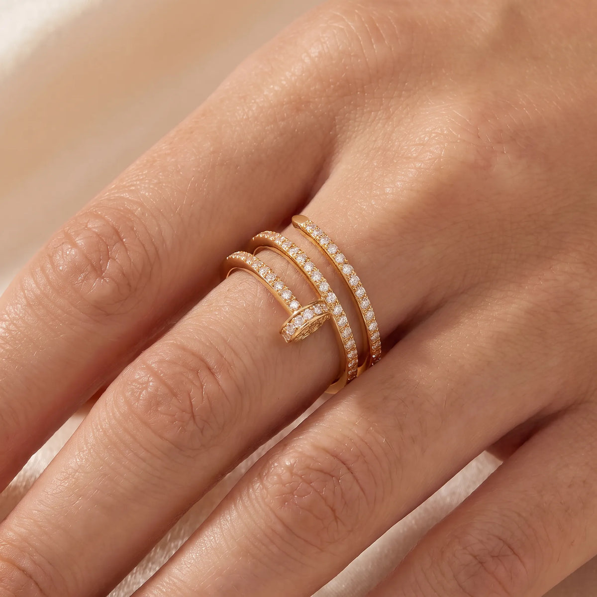 Juste un Clou Double Ring