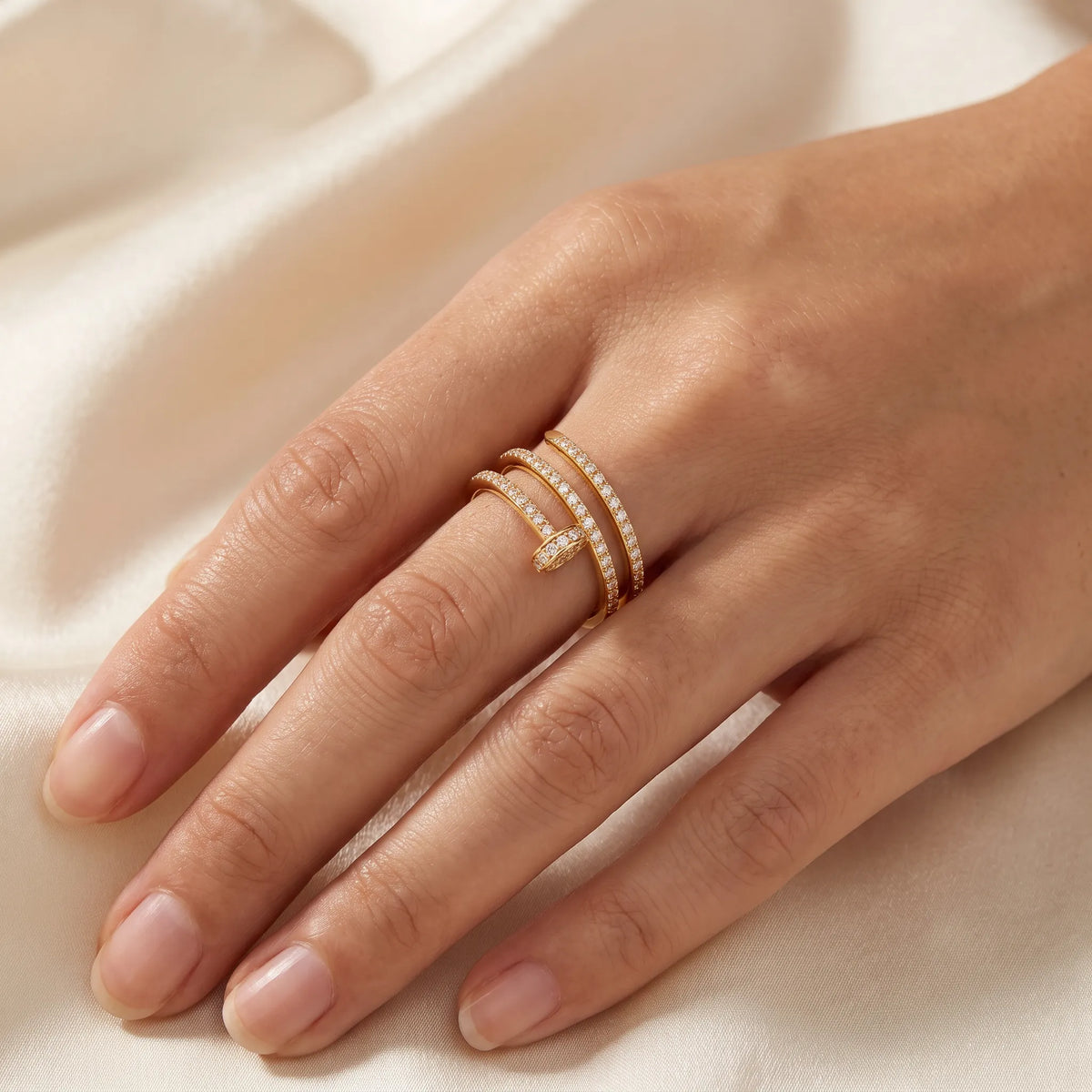 Juste un Clou Double Ring