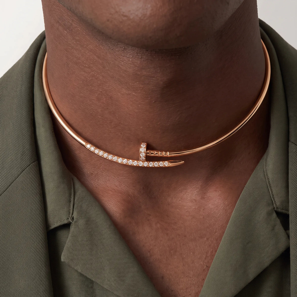 Juste un Clou Torque Necklace