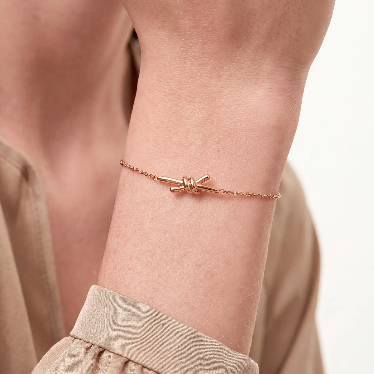 Knot Delicate Chain Bracelet