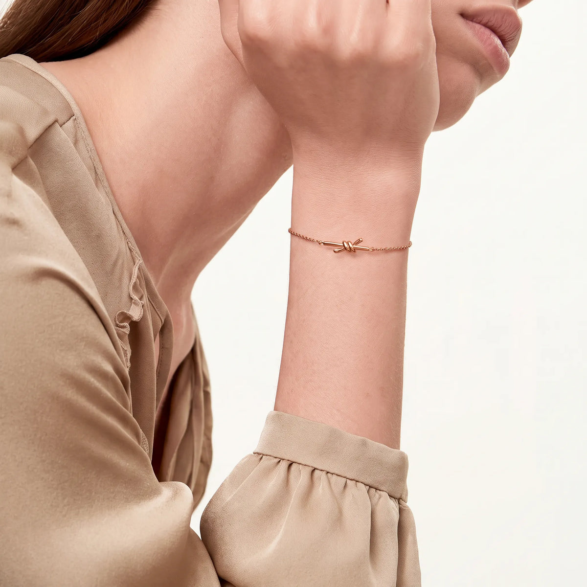 Knot Delicate Chain Bracelet