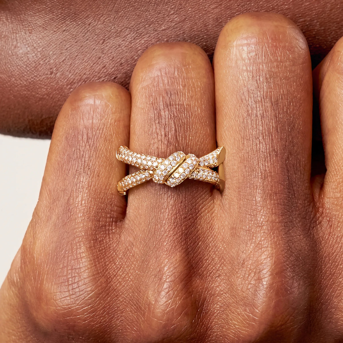 Knot Double Embrace Ring