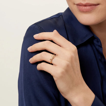 Knot Entwined Grace Ring