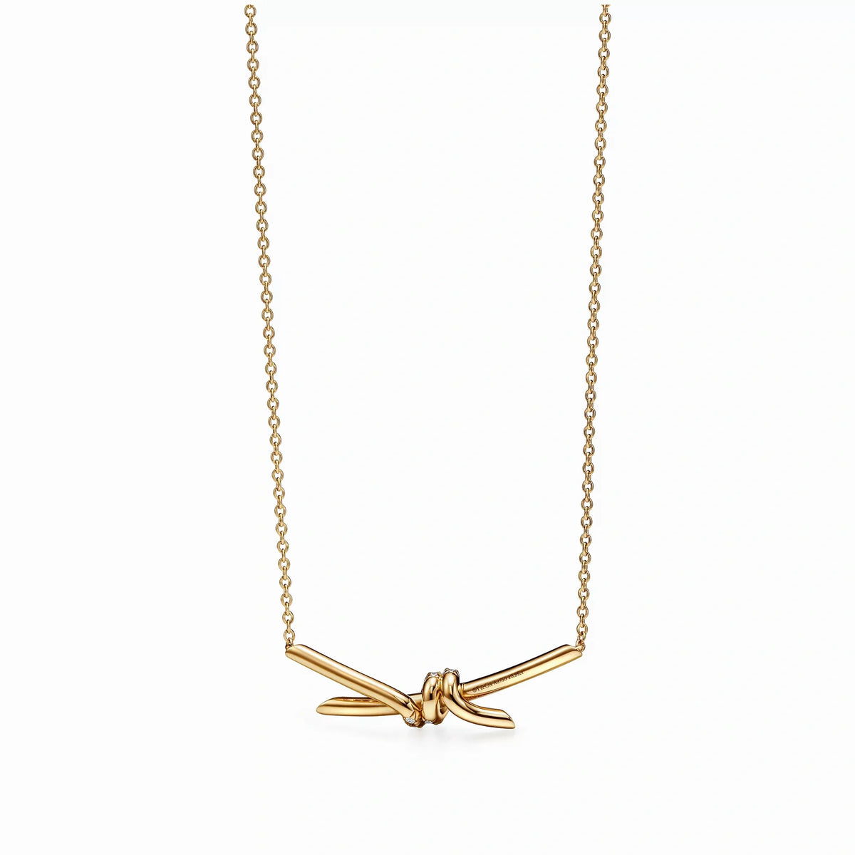 Knot Pendant Embrace Necklace