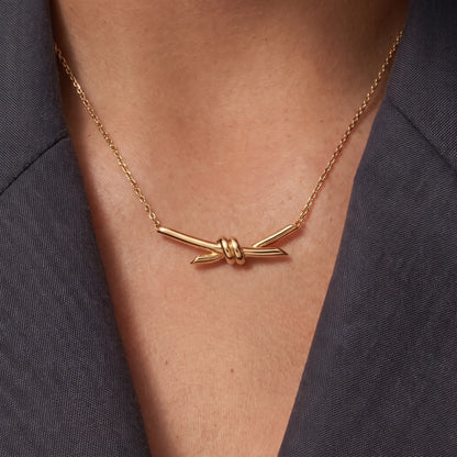 Knot Serenity Pendant Necklace