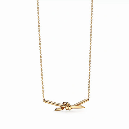 Knot Serenity Pendant Necklace