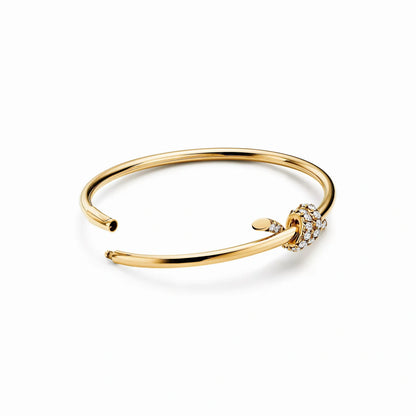 Knot Wire Radiance Bangle Bracelet