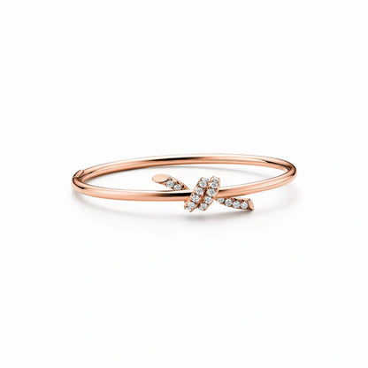 Knot Wire Radiance Bangle Bracelet