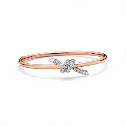 Knot Wire Radiance Bangle Bracelet